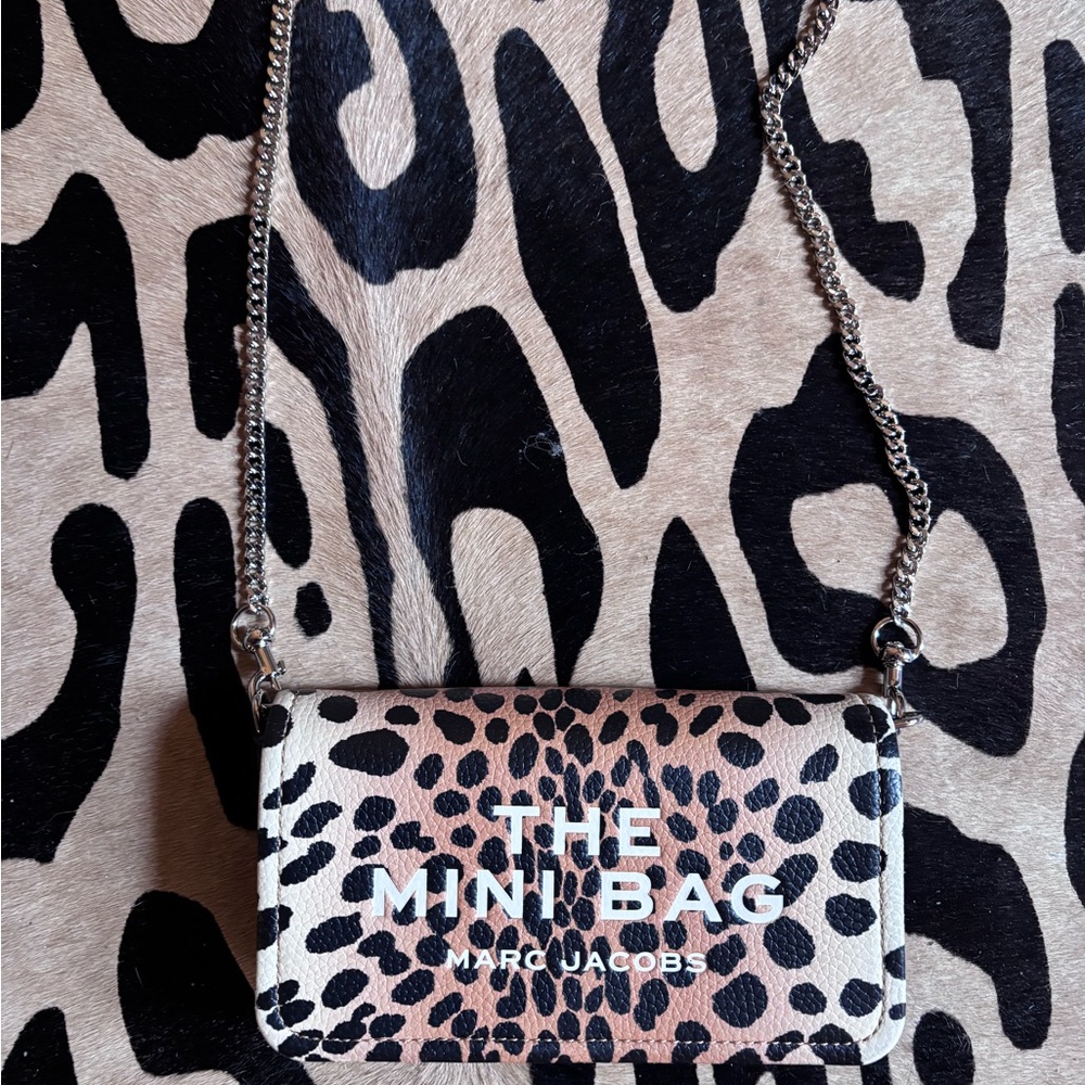 Marc Jacobs Black and Cream Mini Bag
